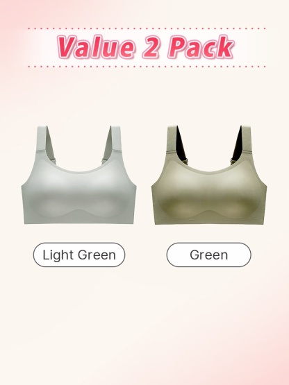 Anti-wobbling Seamless Bra Full Coverage Structure, Smooth Seamless Shape & Minimizing Result VEIMIA