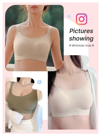 Anti-wobbling Seamless Bras Full Holds Structures, Smooth Seamless Feels & Minimizing Results VEIMIA