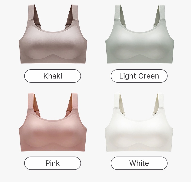 Anti-wobbling Seamless Bras Full Coverage Support, Smooth Seamless Fits & Minimizing Effects VEIMIA