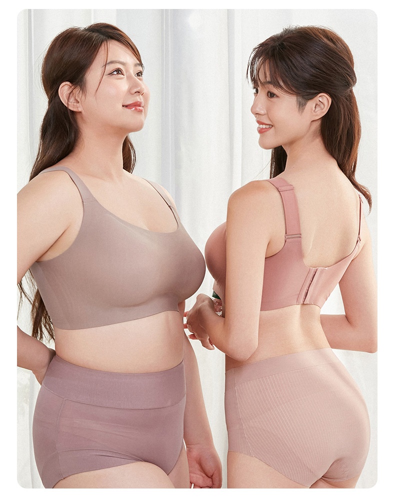 Anti-wobbling Seamless Bra Full Grip Support, Smooth Seamless Fit & Minimizing Effect VEIMIA
