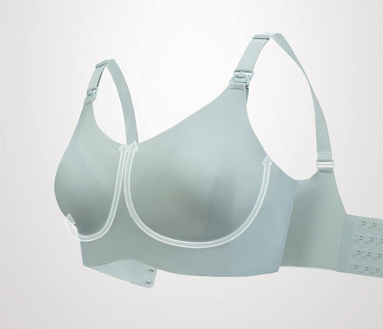 Anti-gravity Supportive Maternity Nursing Bras Anti-bacterial Baby-friendly Fabric For Easy Breastfeeding VEIMIA