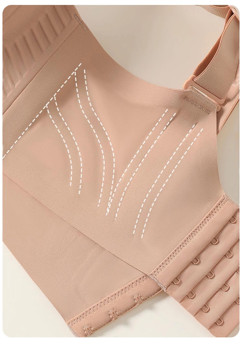 Push Up Bra Anti-Gravity One-piece Seamless Massage Padded Anti-sagging & Gathering VEIMIA