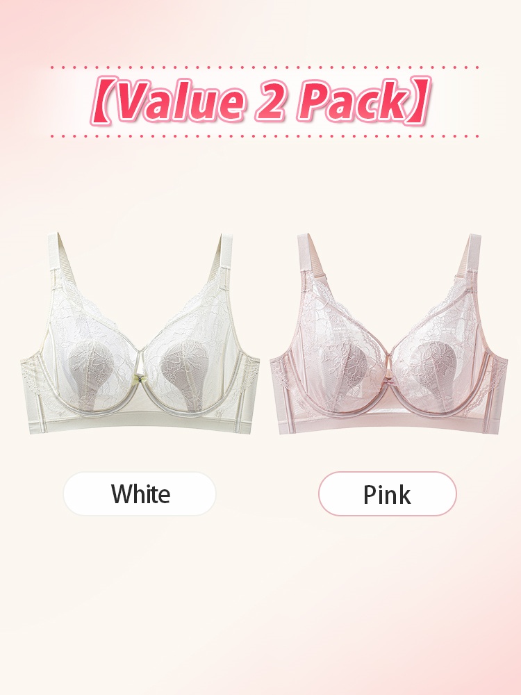 Floral Laces Bras Delicate & Sophistication, Airy Shaping Hold & Gentle Skin-friendly Feel VEIMIA