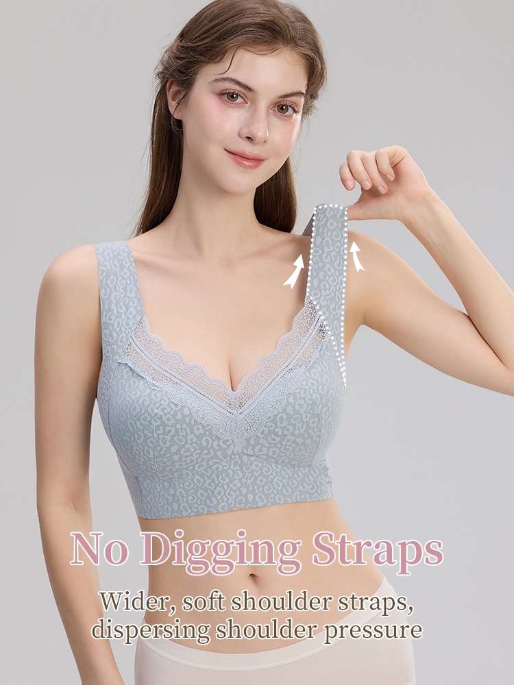 Unrestricted Sleep Bra 24-hour Skin-like Comfort, Nighttime Silhouettes Support & Airflow Soft Textile VEIMIA