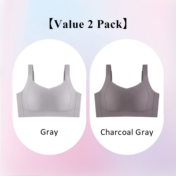 2 Pieces Set Seamless Back Smoothing Minimizer Bra VEIMIA