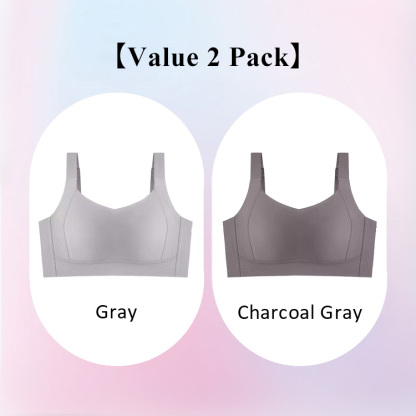 2 Pieces Set Seamless Back Smoothing Minimizer Bra VEIMIA