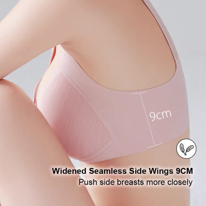 Supportive Nursing Bras Comfortable Seamless Maternity Sleep Bra VEIMIA