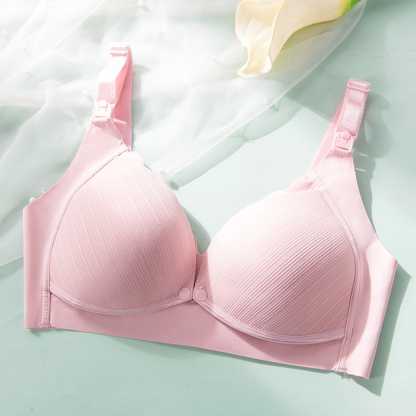 Supportive Breastfeeding Nursing Bra Seamless Maternity Sleep Bra VEIMIA