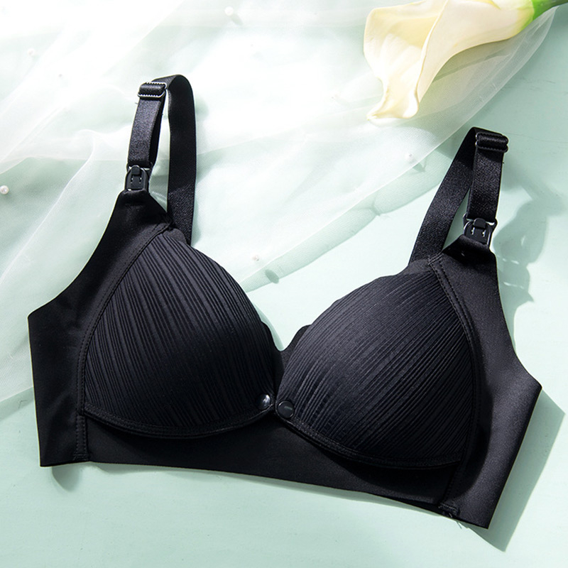 Supportive Breastfeeding Nursing Bra Comfortable Seamless Maternity Sleeping Bra VEIMIA