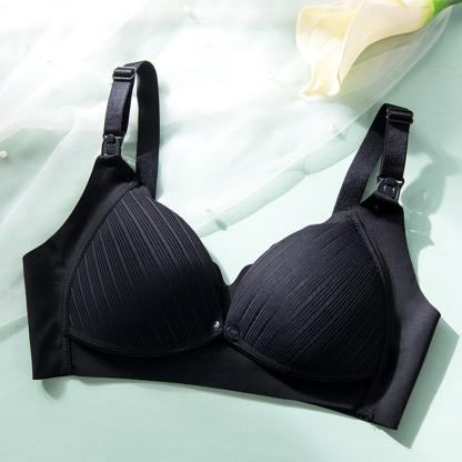 Supportive Breastfeeding Nursing Bra Comfortable Seamless Maternity Sleeping Bra VEIMIA