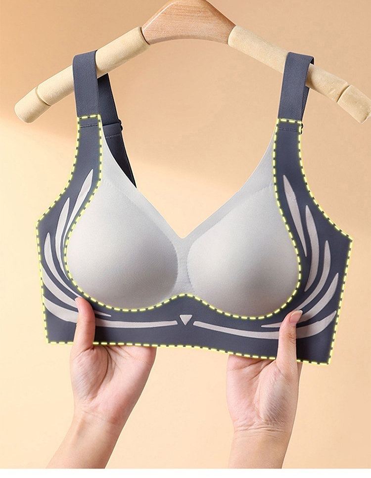 Seamless V-neck Lift Bra For Saggy Breast Bralette For Women VEIMIA