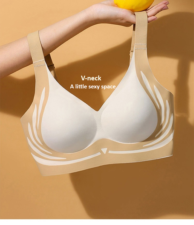 Seamless V-neck Lift Bras High Support Bralette For Women VEIMIA