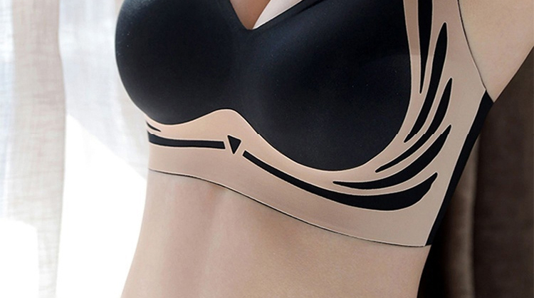V-neck Lift Bra For Saggy Breast High Support Bralette For Women VEIMIA