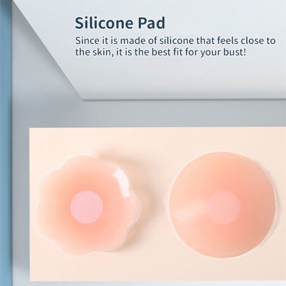 Silicone Nipple Covers 6 Pairs Reuable Adhensive Breast Pasties Invisible VEIMIA