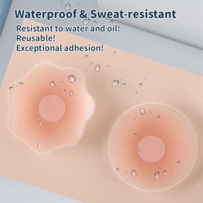 Silicone Nipple Cover 6 Pairs Reuable Adhensive Breast Pasties Invisible VEIMIA