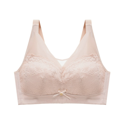 Breathable Lace Large Breast Minimizer Bras Warm Change Cup No Underwire VEIMIA