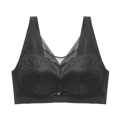 Lace Large Breast Minimizer Bras Warm Change Cup No Underwire Hide Fat VEIMIA