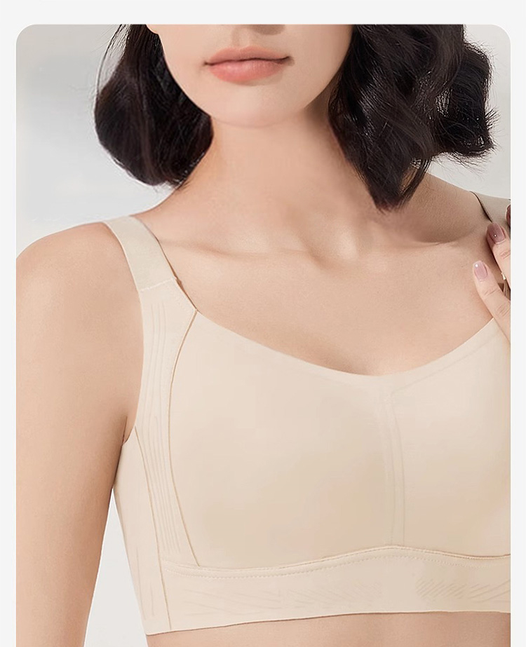 Seamless Side Smoothing Wireless Minimizer Bra Full Cups VEIMIA