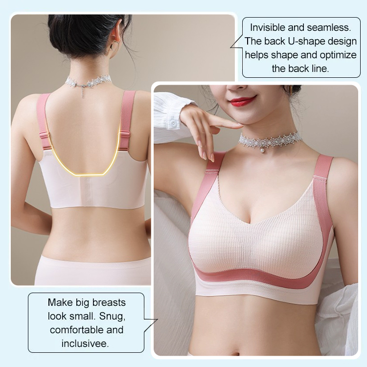 VEIMIA One Piece Seamless Anti-sagging Minimizer Bra For Heavy Breast