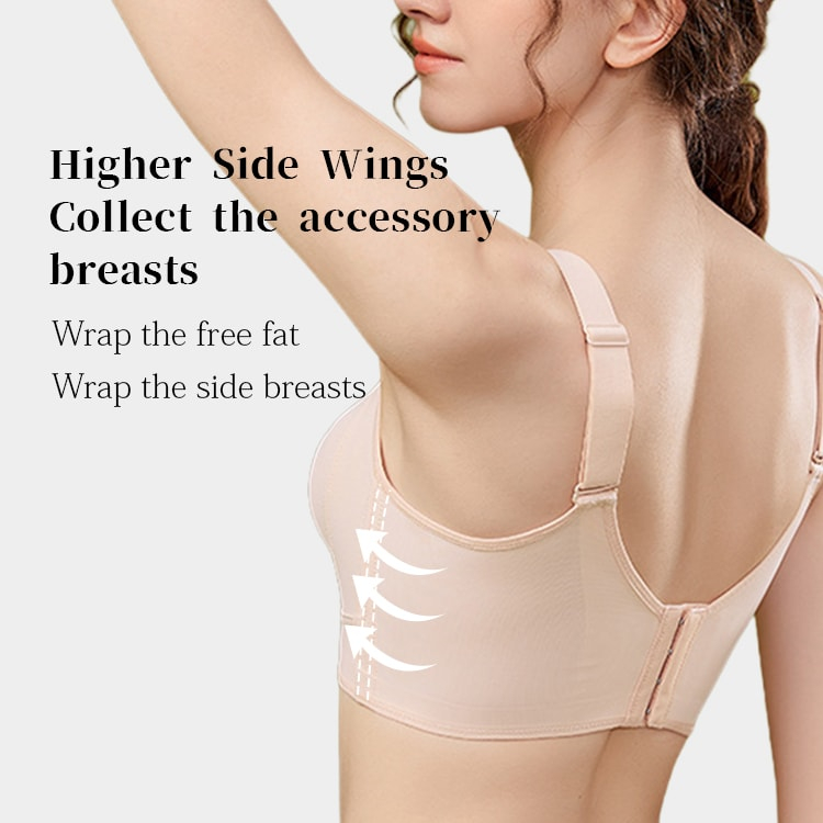 Breast Minimizing Skin-friendly Push Up Bra VEIMIA