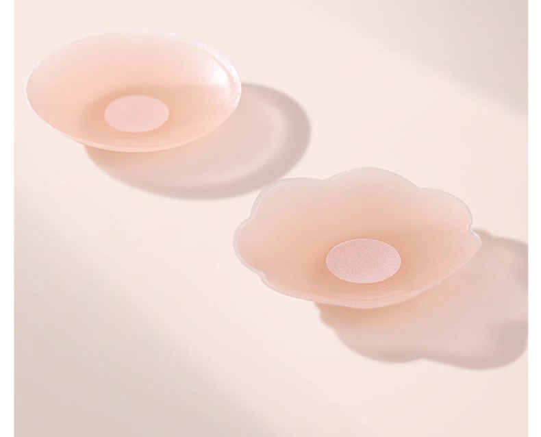 Silicone Skin-like Nipple Covers 6 Pairs Reuable Adhensive Breast Pasties Invisible VEIMIA