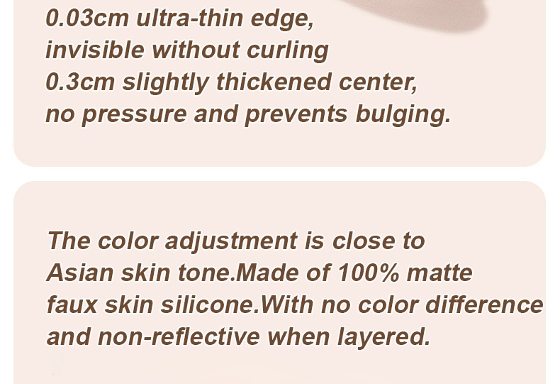 Silicone Skin-like Nipple Cover Adhensive Breast Pasties Long-lasting VEIMIA