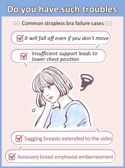 Strapless Bra No Bounce with Gentle Wire, 3D Airy Honeycomb Cups Anti-slip Naturally Shaping Not Sticky VEIMIA
