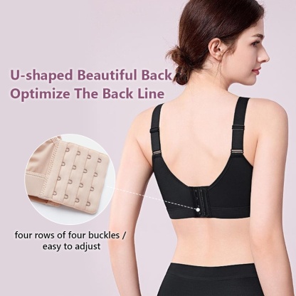 Full Coverage Seamless Minimizer Bras Plus Size Stable Support Sweat-wicking Sports Bras VEIMIA