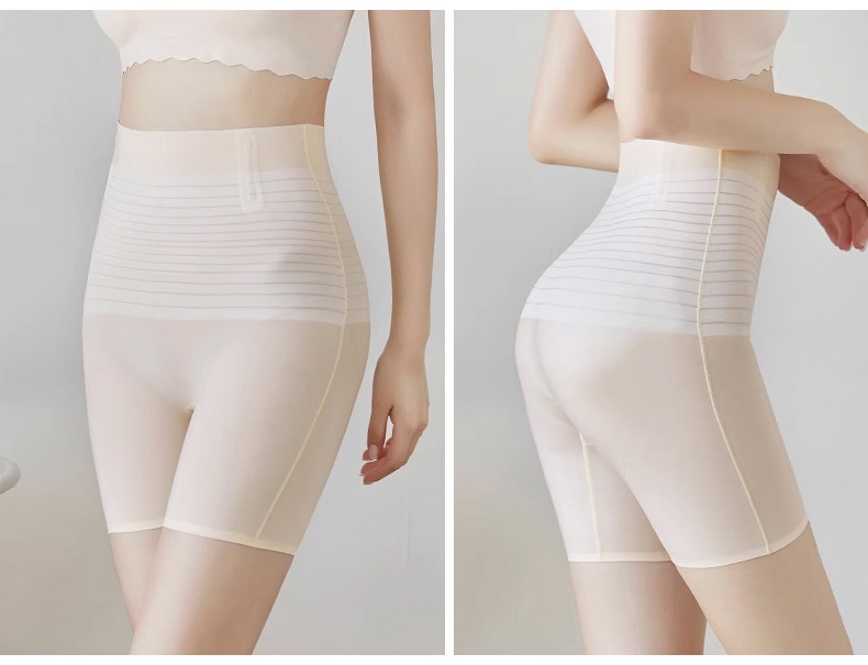 Seamless High Waist Shapewear Shorts Cool Fabric No Stuffiness Model Showcase Veimia