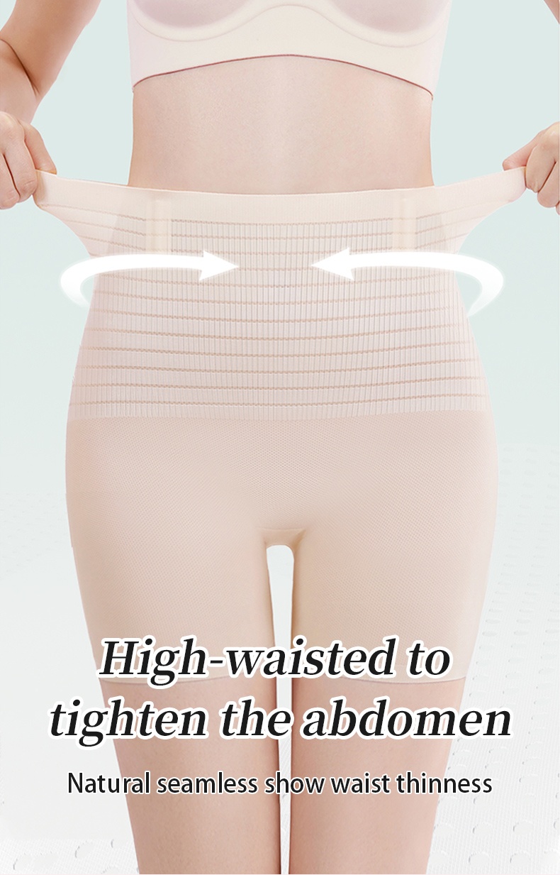 Ultra-thin 3-in-1 Seamless Shapewear Shorts Cool Fabric Without Stuffiness For Tummy Tightening & Hip Lifting Veimia
