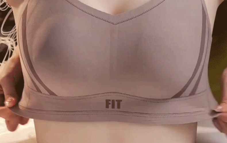 Full coverage seamless breast minimizer bras with wide underband VEIMIA