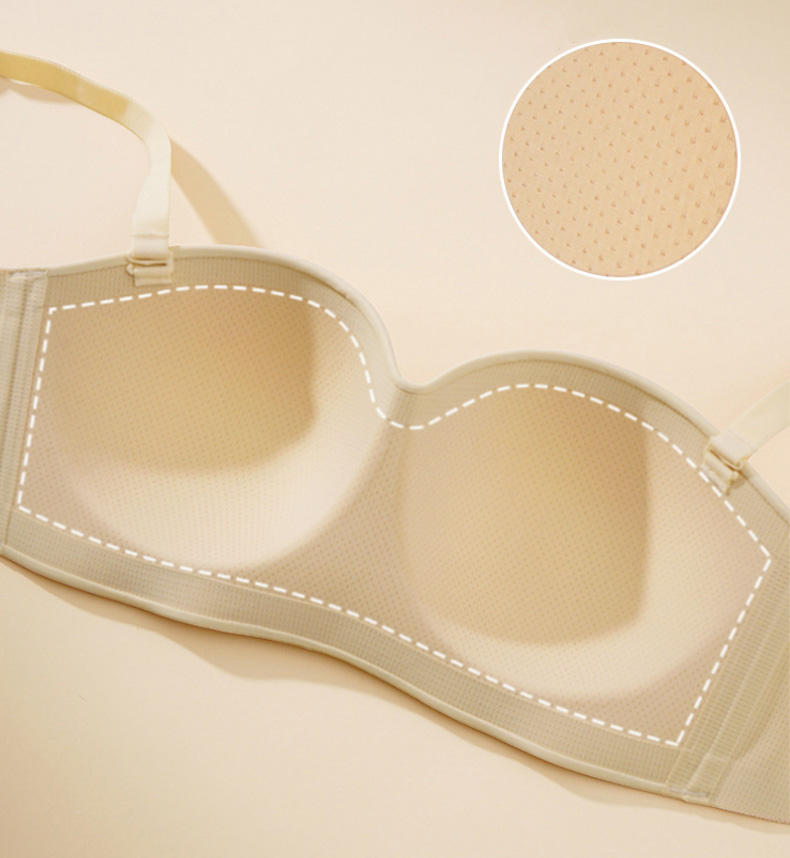 Fixed Inner Pad Strapless Bra VEIMIA