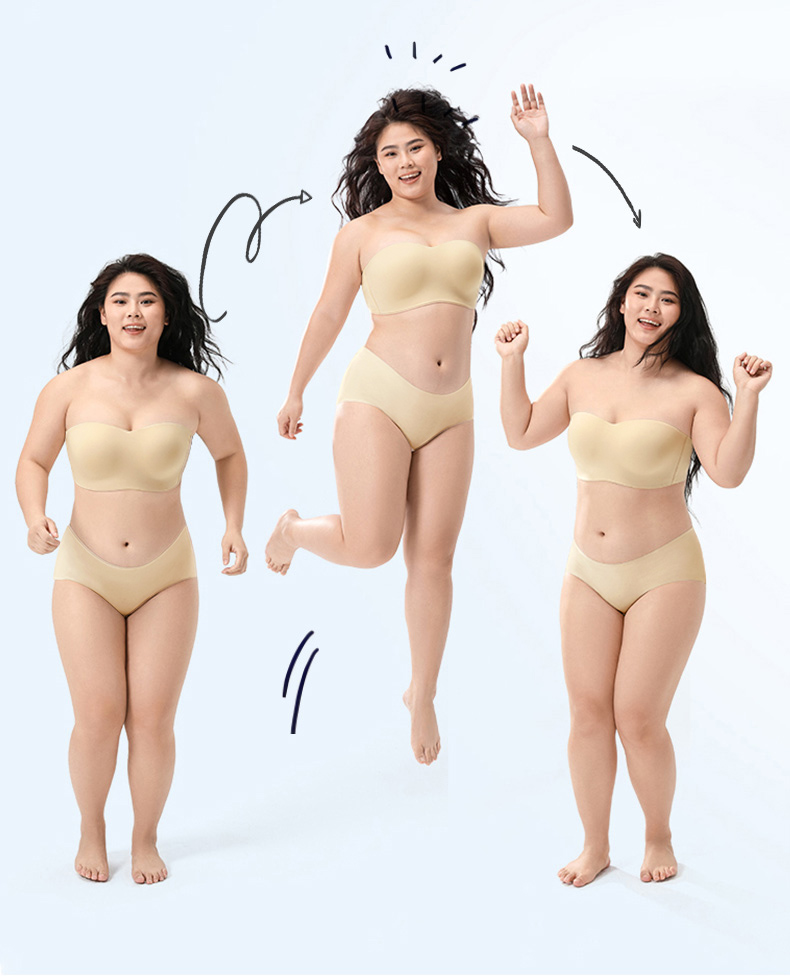 No Need to Adjust the Cups Strapless Bra VEIMIA