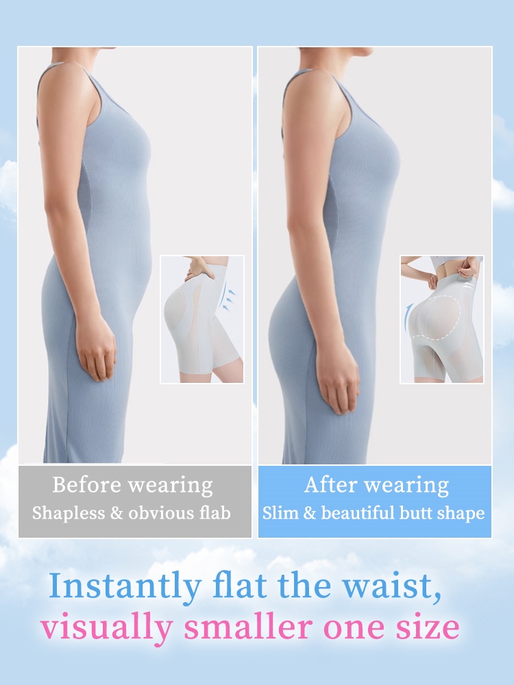 360° Sculpting Shapewear Shorts Tummy Control With Cooling Breathable Memory Fabric, Anti-slip Hem VEIMIA