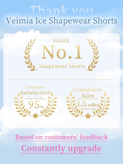360° Sculpting Shapewear Shorts Tummy Control With Cooling Breathable Memory Fabric VEIMIA