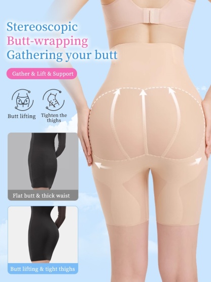 360° Reshaping Slim Shorts Tummy Control, Cool-feeling Open-weave Retentive Textile Slip-proof Hem & No Snugness VEIMIA