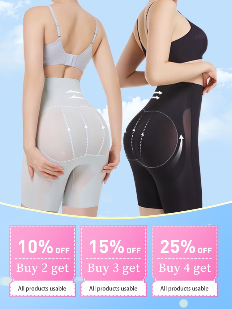 360° Reshaping Fitness Shorts Tummy Control, Cool-feeling Aerated Shape-memory Cloth Slip-proof Hem & No Snugness VEIMIA