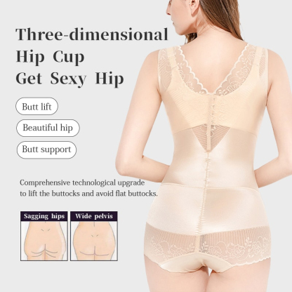 VEIMIA Women Seamless Body Shaper Tummy Tightening Bodysuit