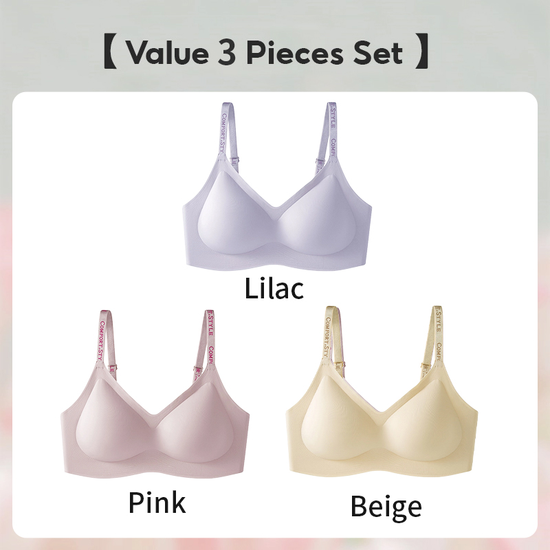 VEIMIA Best Fashionable Wireless Push Up Bra Support For Anti-sagging And Gathering