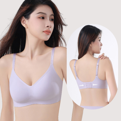 Best Fashionable Wireless Push Up Bra Soft Support For Anti-sagging VEIMIA