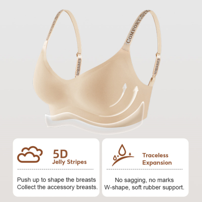Best Wireless Push Up Bra Support For Anti-sagging And Gathering VEIMIA