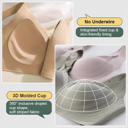 Seamless Anti-sagging Wireless Bra Lift Up And Support Round Breast Shape For Women VEIMIA