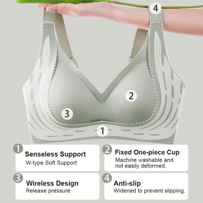 Seamless Anti-sagging Wireless Bras Lift Up And Support Round Breast Shape For Women VEIMIA