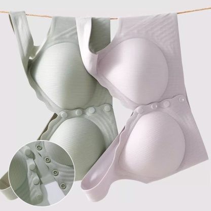 Experience Cloud-like Comfort and Easy Wear Seamless Front Closure Bras VEIMIA