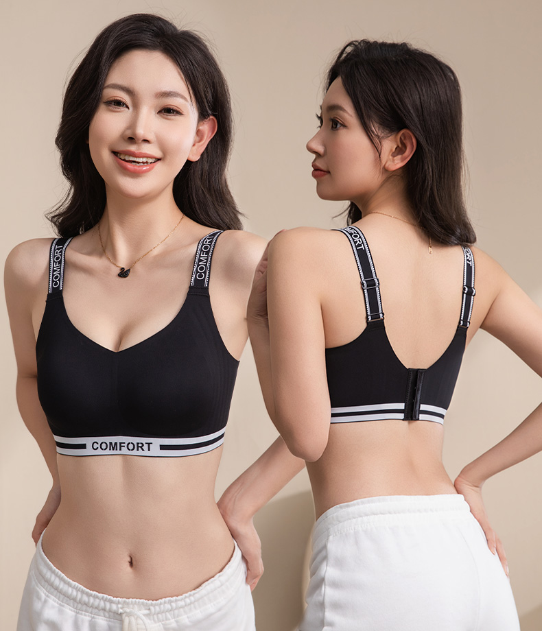 The model is wearing Minimizer Bra VEIMIA