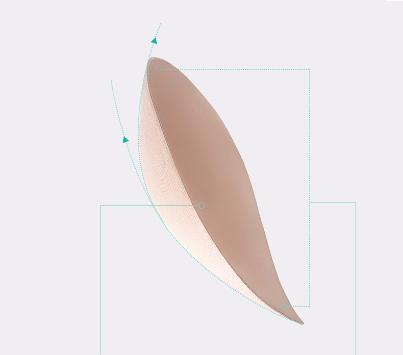 Ultra-thin Cup Padding Minimizer Bra VEIMIA