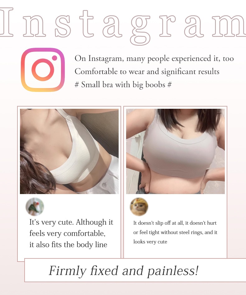 Soft Support Minimizer Bra Vertical Striped Slim Fit Full Coverage Lift Up Big Breast VEIMIA