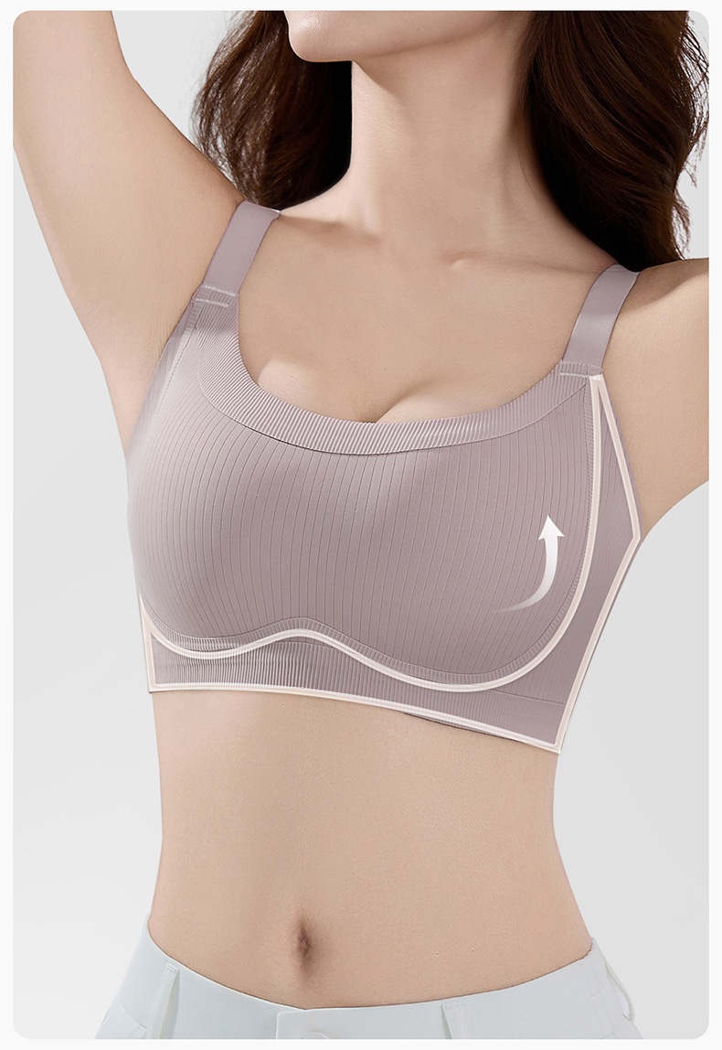 Soft Support Minimizer Bra Wireless Full Coverage Lift Up Big Breast VEIMIA