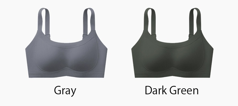 Soft Support Breast Minimizer Bra Vertical Striped Full Coverage Lift Up Saggy Breast Elastic Straps VEIMIA