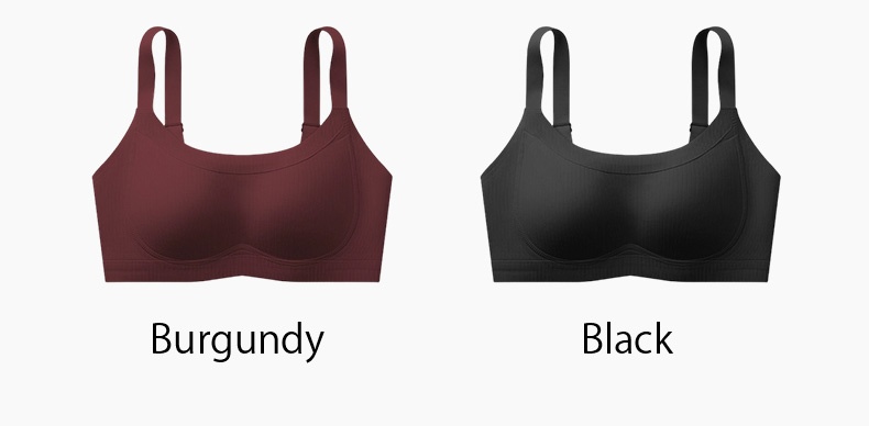 Support Breast Minimizer Bra Vertical Striped Slim Fit Wireless Full Coverage Lift Up Saggy Breast Elastic Straps VEIMIA
